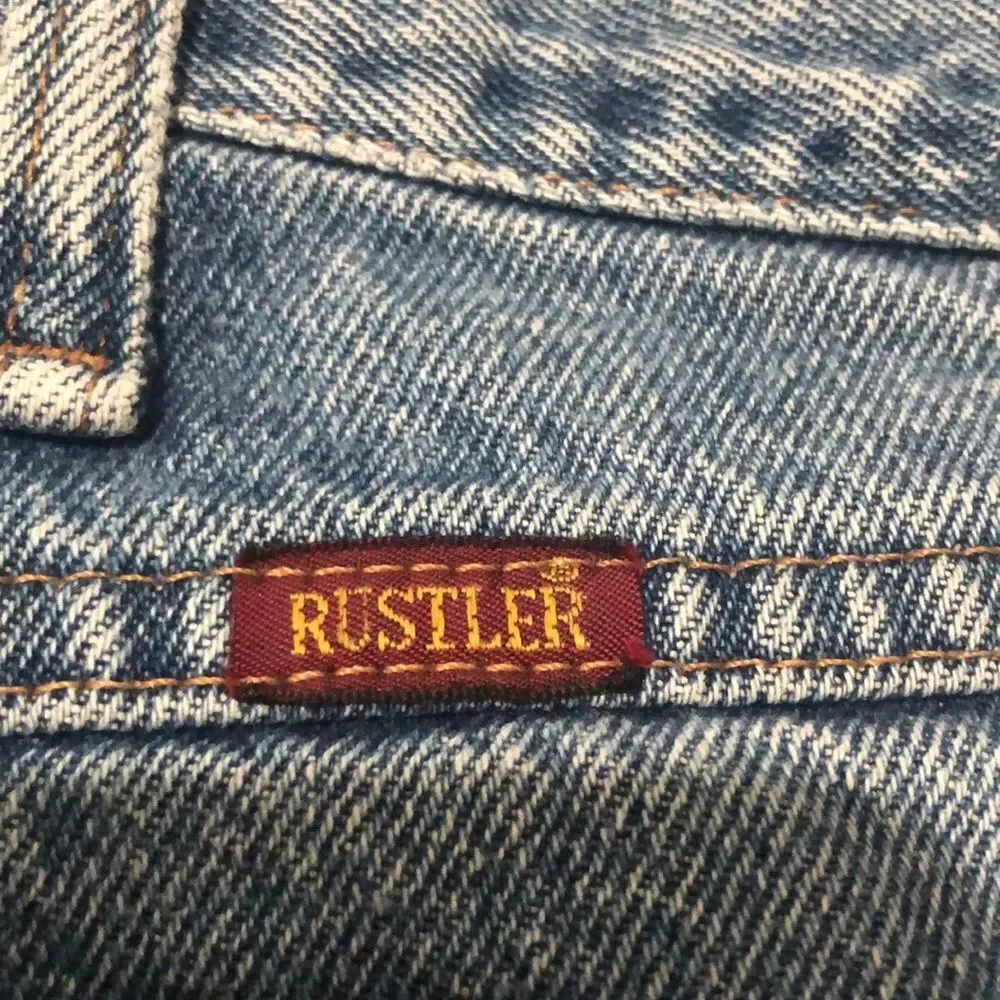 rustler jeans size 38/29 men bluejeans used